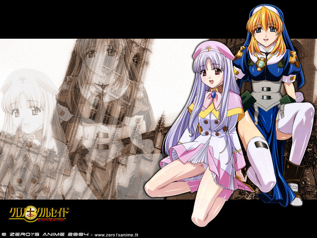 Anime characters castle ledge screenshot free wallpaper - medium preview image