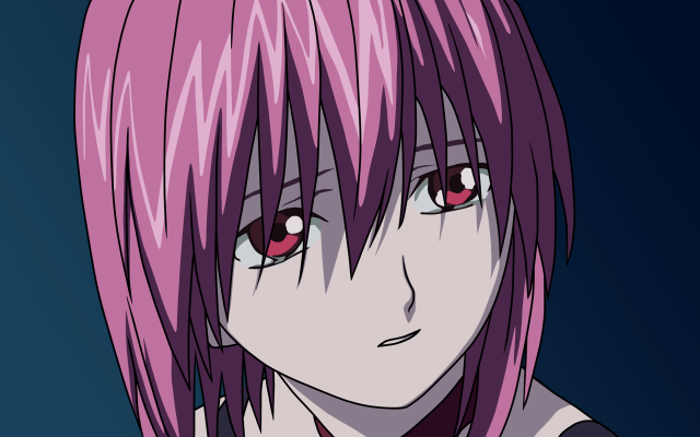 Pink haired sad girl red free wallpaper - medium preview image