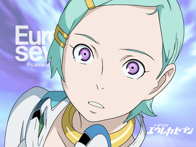 Eureka bluehair purpleeyes sky clouds free wallpaper - medium preview image