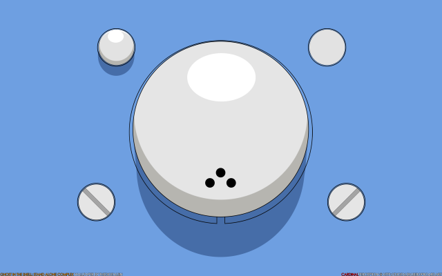 White object four balls blue free wallpaper - medium preview image