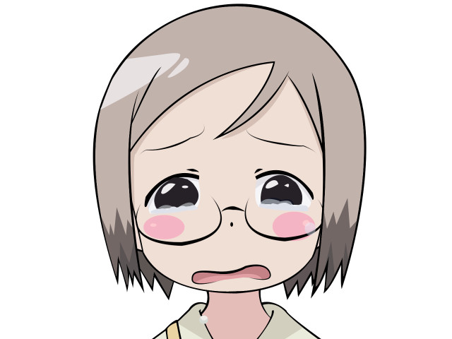 Sad woman frown white green free wallpaper - medium preview image