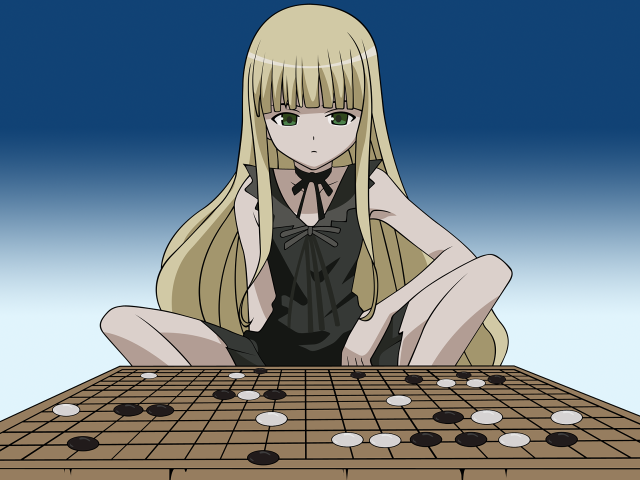 Aya goda board game sitting free wallpaper - medium preview image