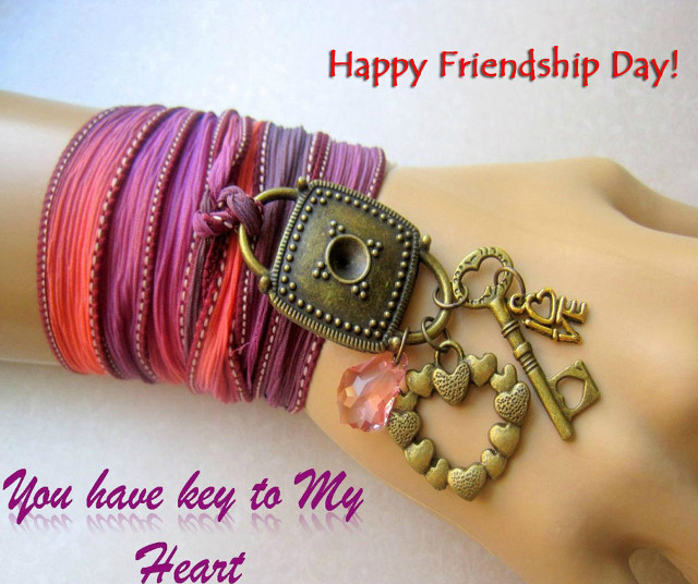 Bracelet charms key happy friend free wallpaper - medium preview image