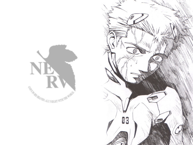 Man gun manga neoexpressionism portrait free wallpaper - medium preview image