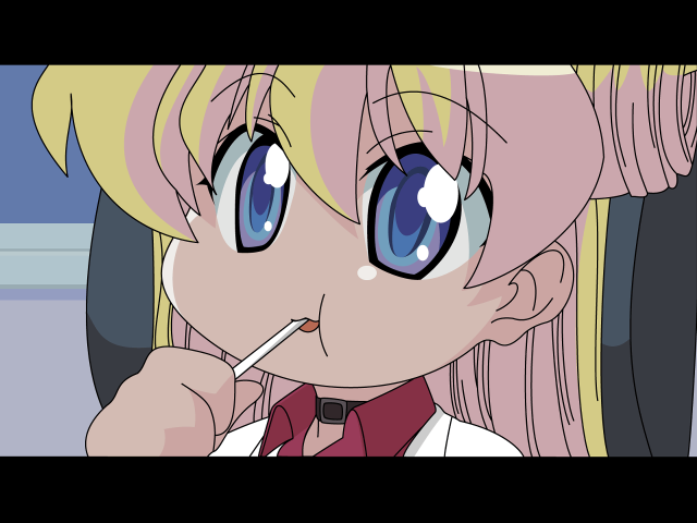 Blonde blueeyes smoking serious chizuko free wallpaper - medium preview image