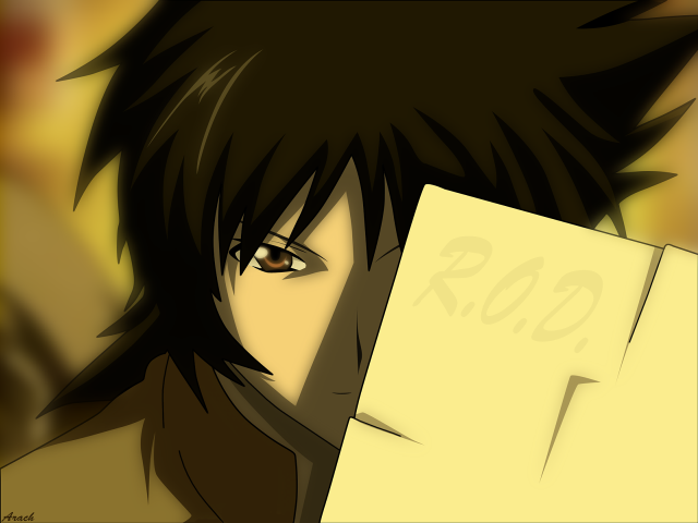 Man yellow background black hair free wallpaper - medium preview image
