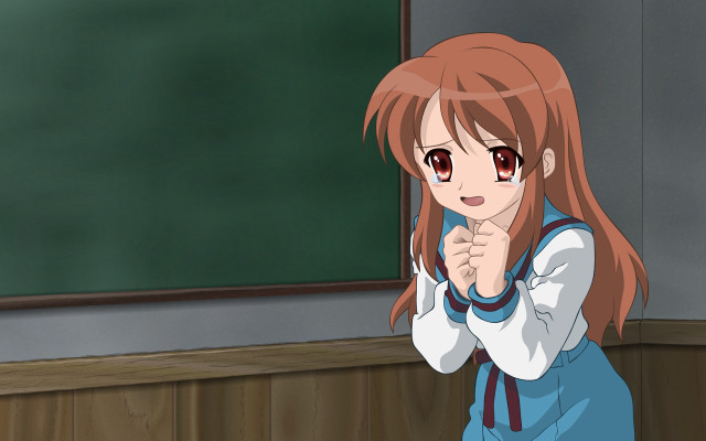 Girl school uniform kyoto animation free wallpaper - medium preview image