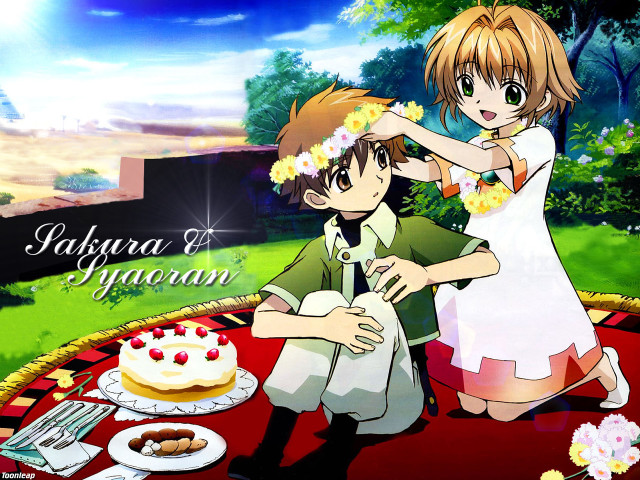 Couple cake beach sky garden free wallpaper - medium preview image