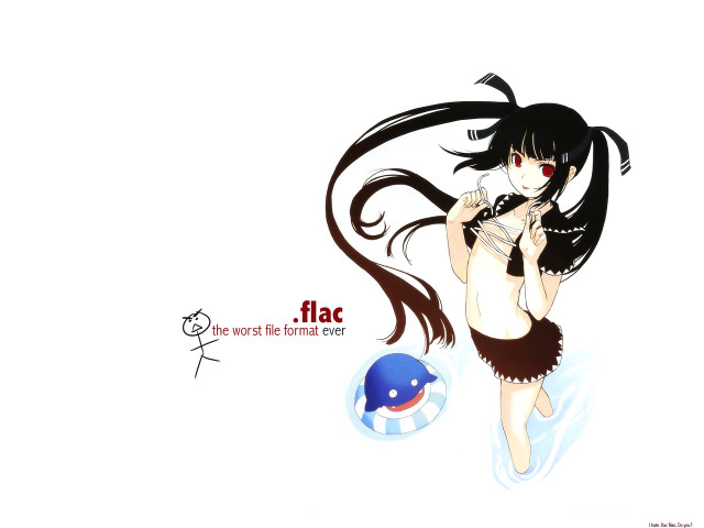 Girl wading bikini fluxus cat free wallpaper - medium preview image