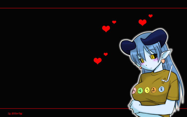 Cartoon heart background red hearts free wallpaper - medium preview image