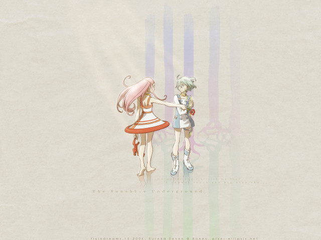 Anime girls cat mushroom neo free wallpaper - medium preview image