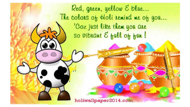 Cow bow banner message image free wallpaper - medium preview image