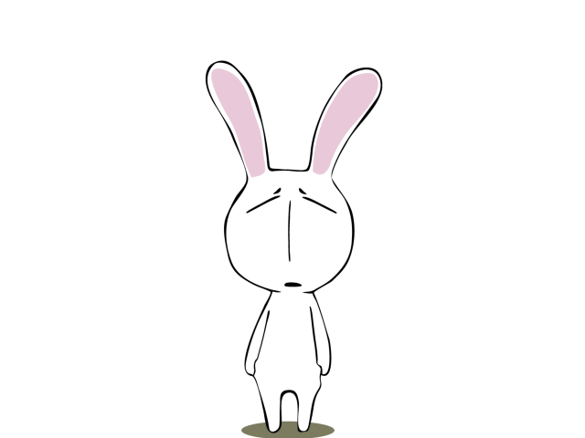 Rabbit portrait bunny artist sticker free wallpaper - medium preview image