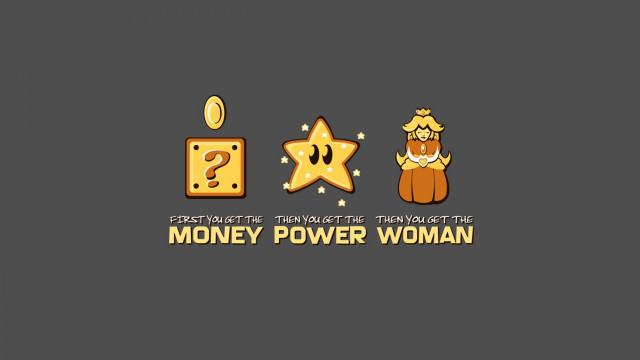 Money power woman logo design free wallpaper - medium preview image