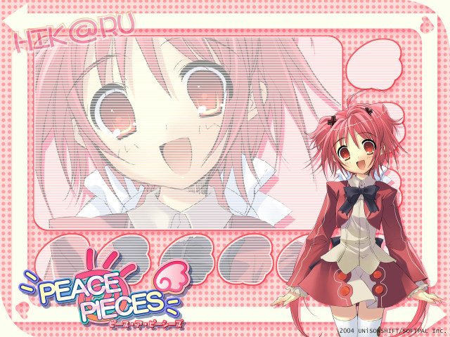 Pink haired girl red coat free wallpaper - medium preview image