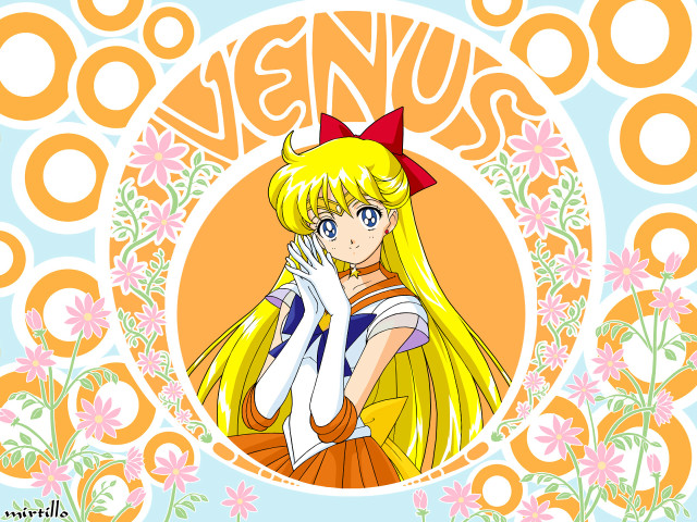 Blonde haired magical girl sailor free wallpaper - medium preview image