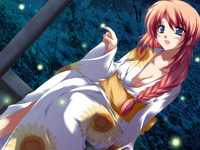 Woman white dress sword forest free wallpaper - medium preview image