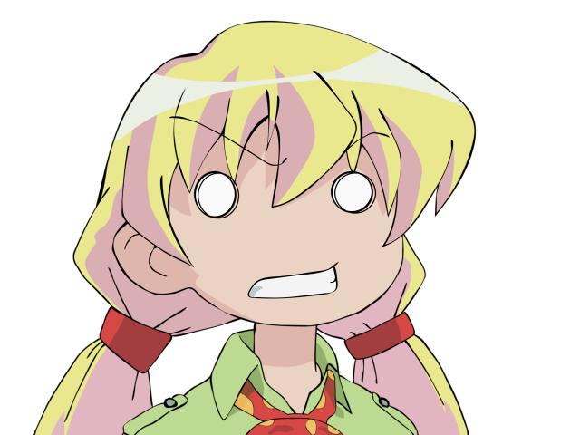 Blonde girl green shirt red free wallpaper - medium preview image
