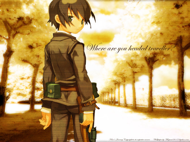 Man forest quote anime magic free wallpaper - medium preview image
