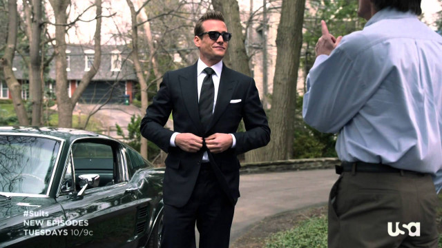 Man suit sunglasses car talking free wallpaper - medium preview image