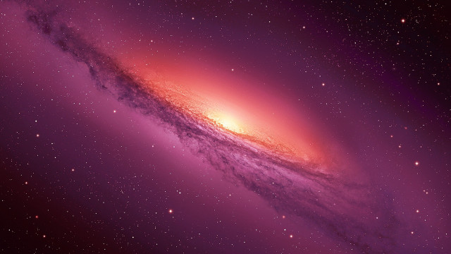 Purple red galaxy stars bright #2 free wallpaper - medium preview image