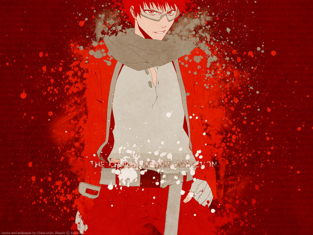 Red haired glasses man gun free wallpaper - medium preview image