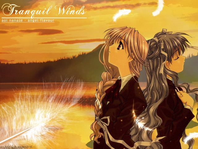 Lake fireworks sunset neo romanticism free wallpaper - medium preview image