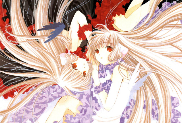 Girl birds longhair holdinghands manga free wallpaper - medium preview image