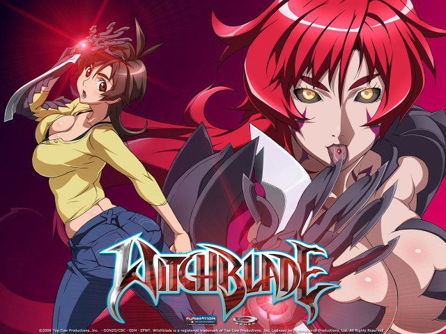 Redhair horns knife sword shock free wallpaper - medium preview image
