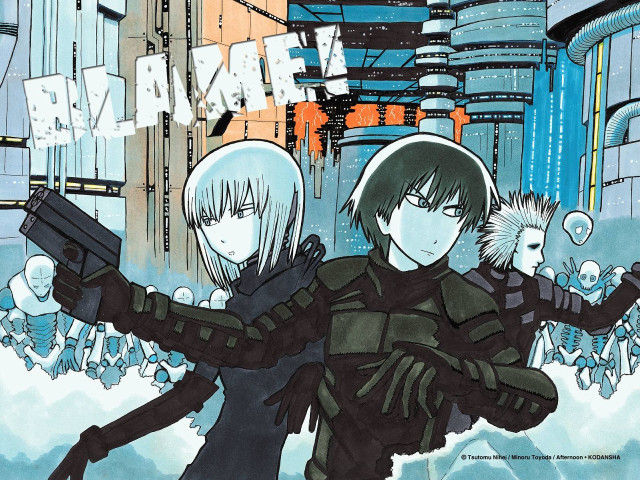 Les nabis cyberpunk gun characters free wallpaper - medium preview image