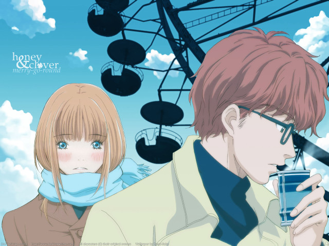 Couple ferriswheel sky kyoto portrait free wallpaper - medium preview image