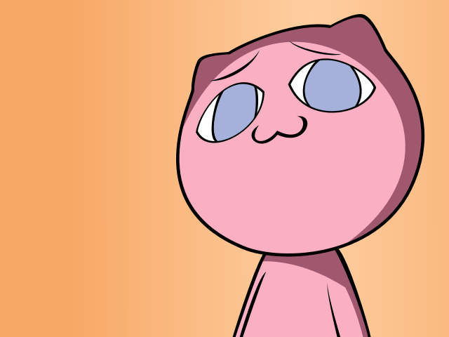 Pink cat blue eyes domqwek free wallpaper - medium preview image