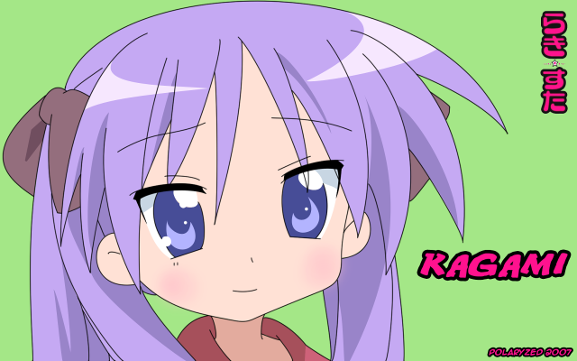Anime girl purple hair blue #4 free wallpaper - medium preview image