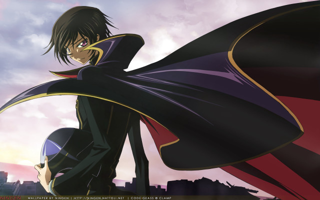 City skyline cape dress anime free wallpaper - medium preview image