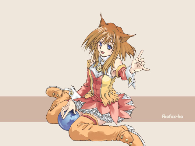 Alice prin girl pointing anime free wallpaper - medium preview image