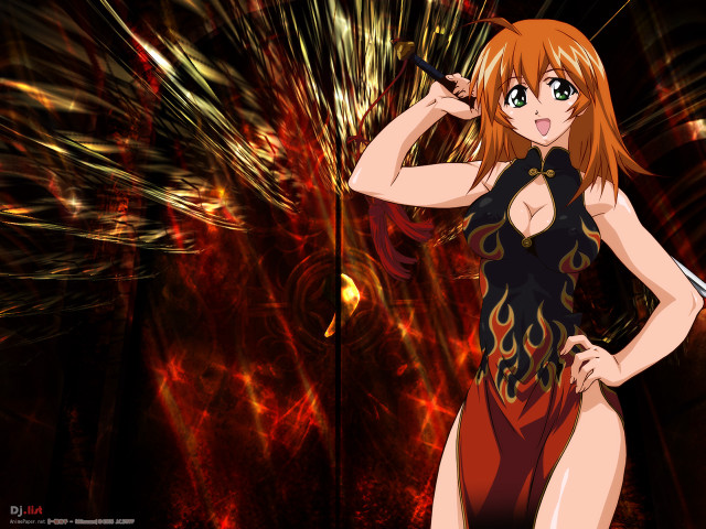 Eizan kikukawa chinese firework weapon free wallpaper - medium preview image