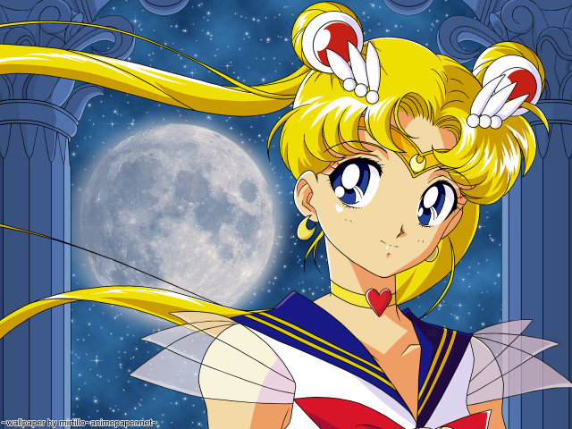 Blonde haired celestial magic girl free wallpaper - medium preview image