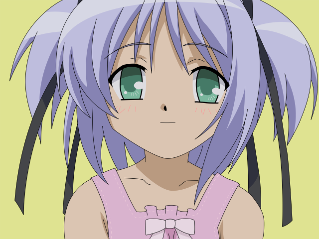 Purple hair green eyes sad free wallpaper - medium preview image