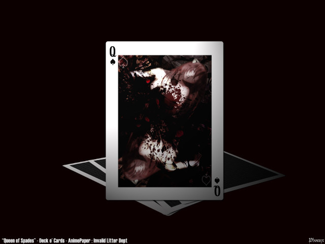 Woman blood flower tarot conceptual free wallpaper - medium preview image