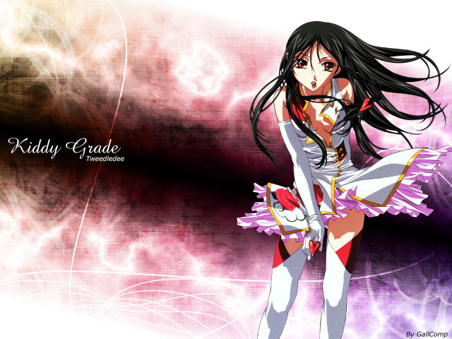 Girl white dress anime space free wallpaper - medium preview image