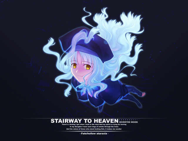 Cartoon girl hat blue dress free wallpaper - medium preview image