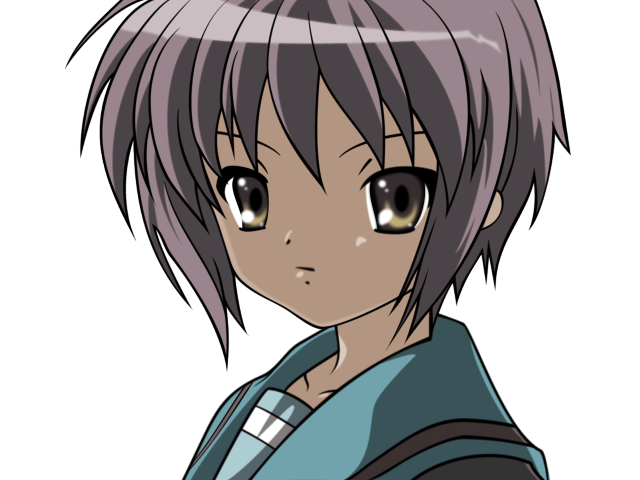 Chizuko yoshida purple hair school free wallpaper - medium preview image