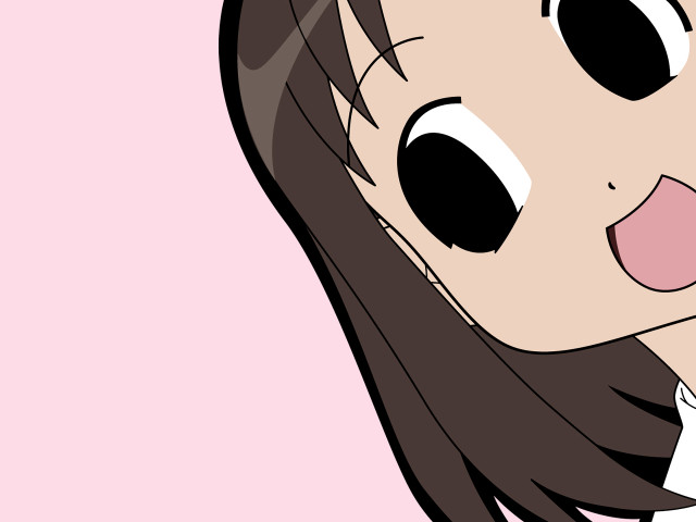 Cartoon girl long hair big free wallpaper - medium preview image