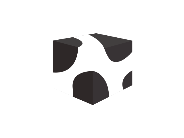 Cow black white image background free wallpaper - medium preview image