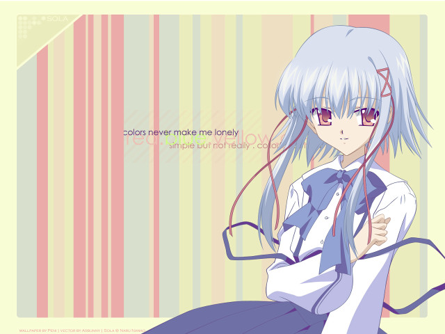 Anime girl blue hair glasses free wallpaper - medium preview image
