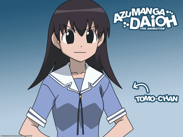 Woman blue shirt black hair #3 free wallpaper - medium preview image