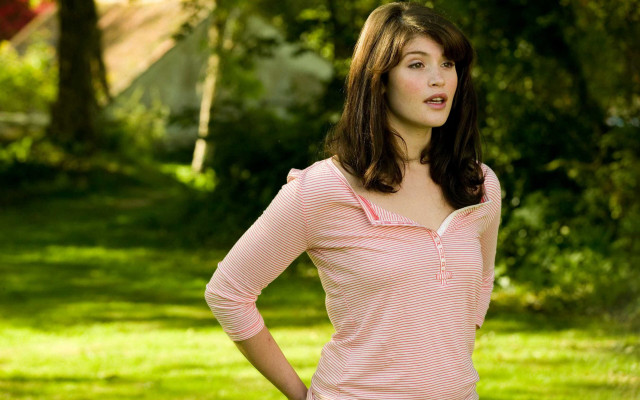 Woman standing field hands hips #2 free wallpaper - medium preview image