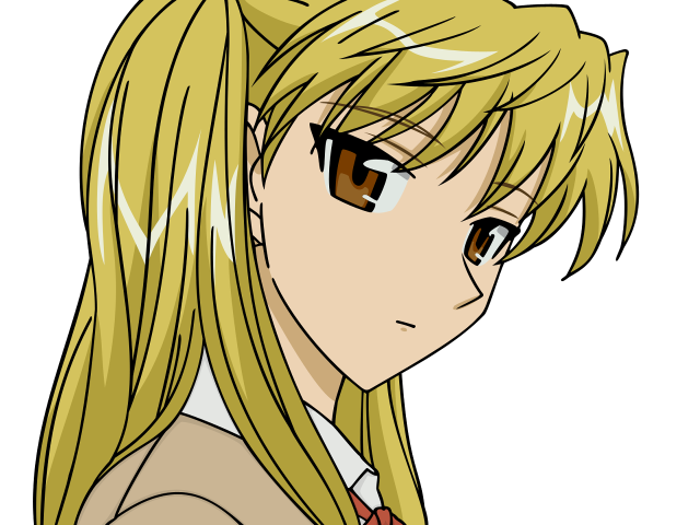 Blonde girl glasses serious manga free wallpaper - medium preview image