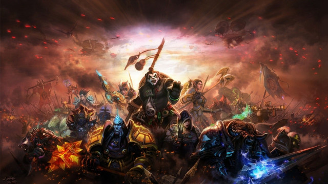 Warhammers giant axe flag group free wallpaper - medium preview image