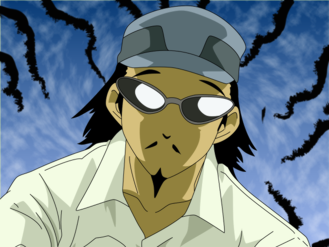 Man hat glasses tree mountain free wallpaper - medium preview image